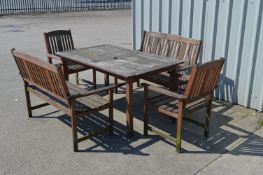 *Hardwood Garden Patio Set