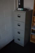 *Four Drawer Foolscap Filing Cabinet (Grey)