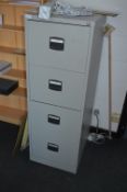 *Four Drawer Foolscap Filing Cabinet (Coffee & Cre