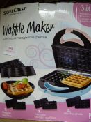*Silver Crest Waffle Maker