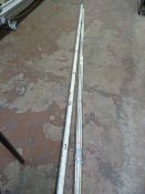 8ft Metal Measuring Pole and a 7.5ft Wooden Measur