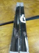 *Two Universal Aluminium Venetian Blinds (Black) 9