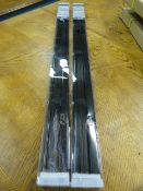 *Two Universal Aluminium Venetian Blinds (Black) 9