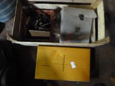Fortnum & Mason Box and a Box of Drill Bits etc.