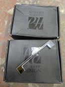Two Boxes of 25 Finger Tip Design Chrome Plated Ha