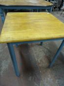 Small Square Topped Table with Detachable Legs