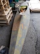 Vintage Kayak with Paddle, Life Jackets, etc