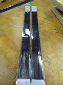 *Two Universal Aluminium Venetian Blinds (Black) 9
