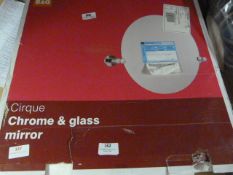*Cirque Chrome & Glass Mirror