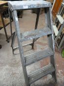 Four Tread Aluminium Steps