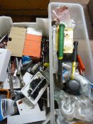 Two Boxes Containing Tools and Fittings