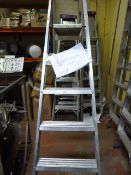 6ft Industrial Aluminium Steps