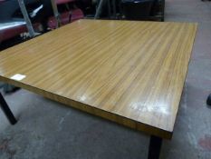 *Wood Effect Metal Framed Coffee Table
