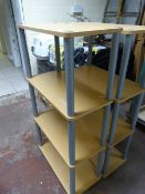 Two Sets of Contemporary Shelves 113x60cm