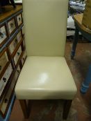 *Four Greenwich Chairs with Ivory Rubber Upholster