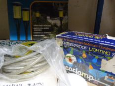 Quantity of Garden Lighting Including Rope Lights,