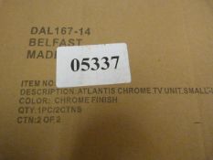 *Atlantis Chrome TV Unit