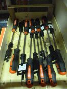 *Box of Ten Screwdrivers