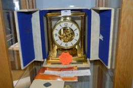 Jaeger Lecoultre Atmos Clock with Original Travel Case and Paperwork