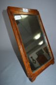 Walnut Framed Dressing Table Mirror