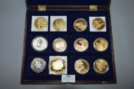 Cased Royalty Commemorative Mint Coin Set