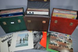 Three Record Boxes and Contents of 70's and 80's Records