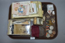 Postcards, Medallions, Badges, etc.