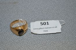 Gents 18cT Gold Ring - Approx 11g