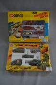 Corgi Juniors Emergency Set 3021 and Diecast Battl