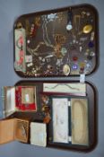Two Trays of Costume Jewellery