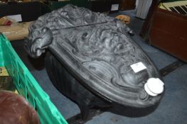 Embossed Cast Iron Coal Bucket