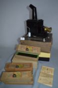 Gebruder Bing Magic Lantern with Original Slides and Instructions