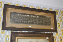 Framed WWI Military Photo - B Battery 312th Brigade RFA 1916