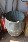 Galvanised Metal Dolly Tub