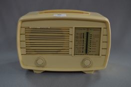 Pilot Radio Little Maestro Cream Bakelite Radio