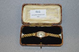 Ladies 9cT Gold Wristwatch