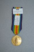 WWI Medal Awarded to R20136 C.W Pycraft of the KR Rifle Corps
