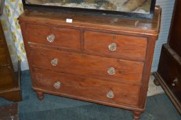 Pine Two over Two Chest of Drawers