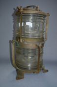 Brass Twin Ships Mast Light