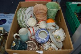 Doulton Part Tea Set, Decorative Wall Plates, etc.