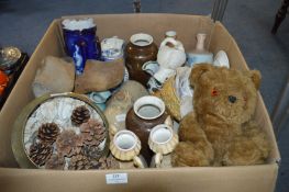 Pottery Vases, Jugs, Hot Water Bottle, Plant Pots, etc.