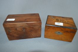 Two Tea Caddies