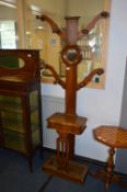 Oak Hat & Coat Stand