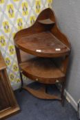 Georgian Mahogany Corner Wash Stand