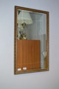 Gilt Framed Bevelled Edge Wall Mirror