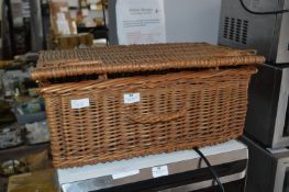 Wicker Hamper and Contents Including Queen Mother