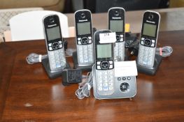 *Panasonic Five Dect Telephones