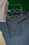 Chrome Fifteen Bottle Wine Rack