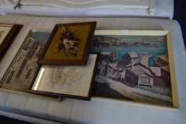 Selection of Framed Coloured Prints - Continental