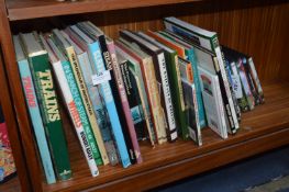 Collection of Railway Themed Books and DVDs